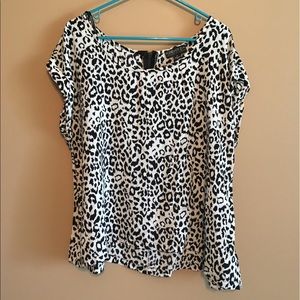 Forever 21 Animal Print Blouse